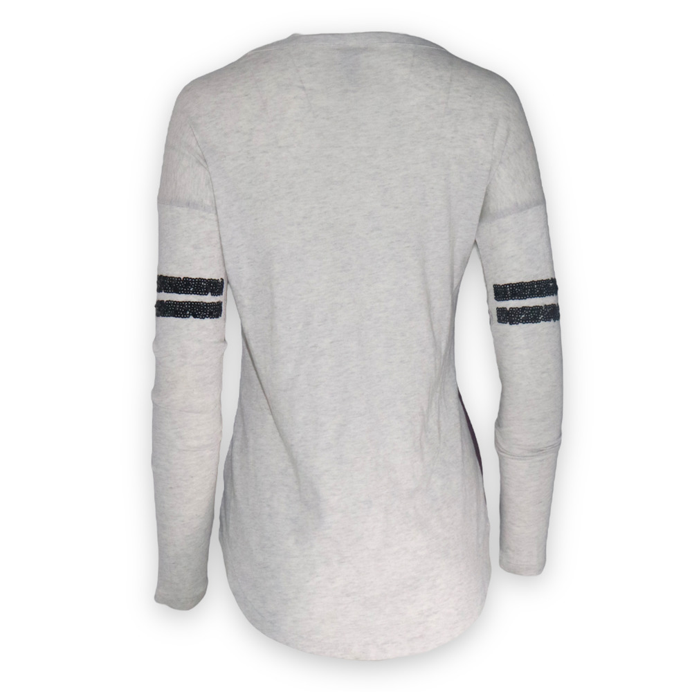 PINK Victoria’s Secret Sequin Embellished T-Shirt Size XS - Picture 4 of 9